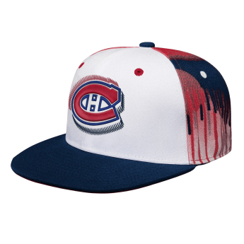 Montreal Canadiens dziecięca czapka flat Paint Splatter Fashion Snapback