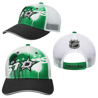 Dallas Stars dziecięca czapka baseballowa Paint Splatter Fashion Meshback