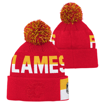 Calgary Flames czapka zimowa dziecięca Faceoff Jacquard Knit