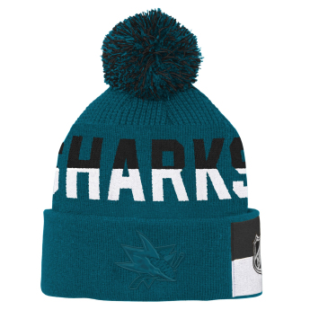 San Jose Sharks czapka zimowa dziecięca Faceoff Jacquard Knit