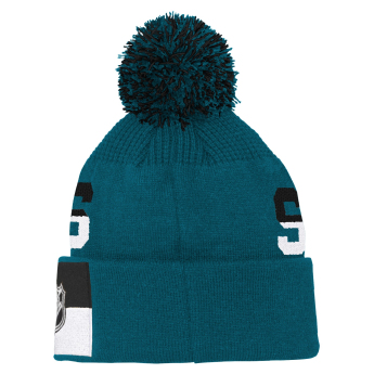 San Jose Sharks czapka zimowa dziecięca Faceoff Jacquard Knit
