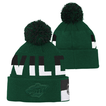 Minnesota Wild czapka zimowa dziecięca Faceoff Jacquard Knit
