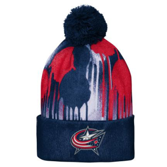 Columbus Blue Jackets czapka zimowa dziecięca Paint Splatter Cuffed