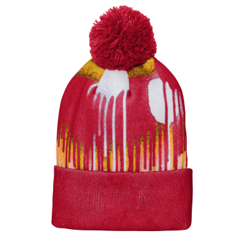 Calgary Flames czapka zimowa dziecięca Paint Splatter Cuffed