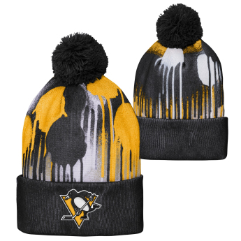 Pittsburgh Penguins czapka zimowa dziecięca Paint Splatter Cuffed