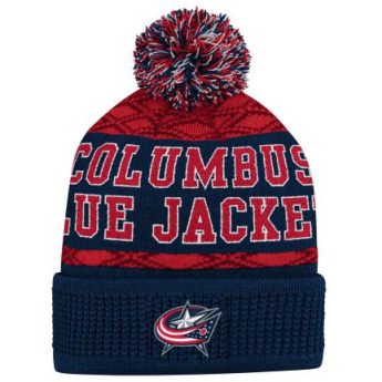 Columbus Blue Jackets czapka zimowa dziecięca Puck Pattern Cuffed