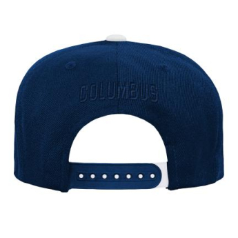 Columbus Blue Jackets dziecięca czapka flat Faceoff Structured