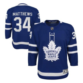 Toronto Maple Leafs dziecięca koszulka meczowa Auston Matthews 34 Premier Home