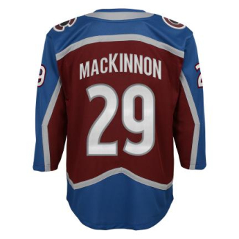 Colorado Avalanche dziecięca koszulka meczowa Nathan Mackinnon Premier Home