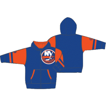New York Islanders dziecięca bluza z kapturem Faceoff Colorblocked Fleece Full-Zip