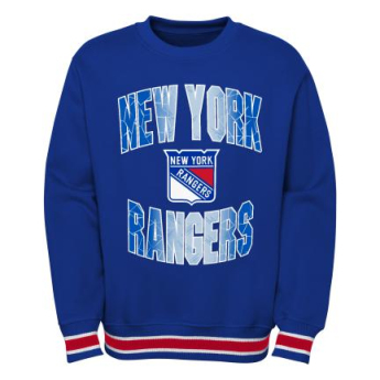 New York Rangers Bluza dziecięca Blueliner Crew Neck blue