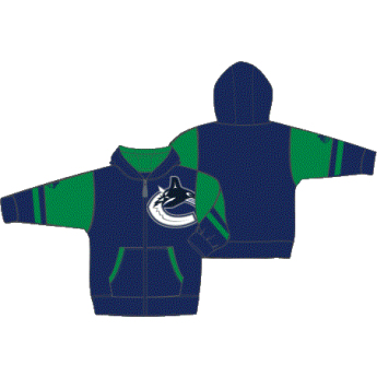 Vancouver Canucks dziecięca bluza z kapturem Faceoff Colorblocked Fleece Full-Zip