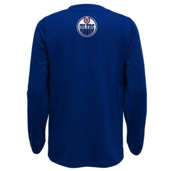 Edmonton Oilers dziecięcka koszulka z długim rękawem Rink Reimagined LS Ultra blue