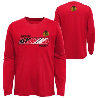 Chicago Blackhawks dziecięcka koszulka z długim rękawem Rink Reimagined LS Ultra red