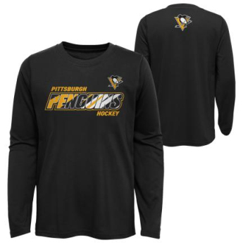 Pittsburgh Penguins dziecięcka koszulka z długim rękawem Rink Reimagined LS Ultra black