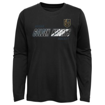 Vegas Golden Knights dziecięcka koszulka z długim rękawem Rink Reimagined LS Ultra black