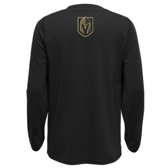 Vegas Golden Knights dziecięcka koszulka z długim rękawem Rink Reimagined LS Ultra black