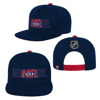 Montreal Canadiens dziecięca czapka flat Life Style Graphic Snapback