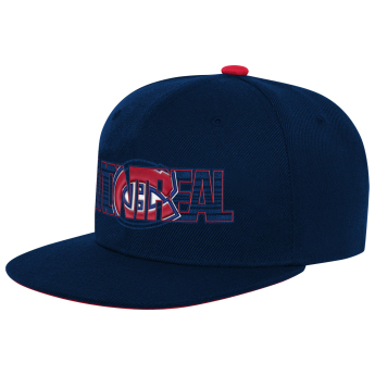 Montreal Canadiens dziecięca czapka flat Life Style Graphic Snapback