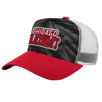 Chicago Blackhawks dziecięca czapka baseballowa Santa Cruz Tie Dye Trucker
