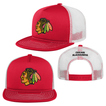 Chicago Blackhawks dziecięca czapka flat Foam Front Trucker Snapback