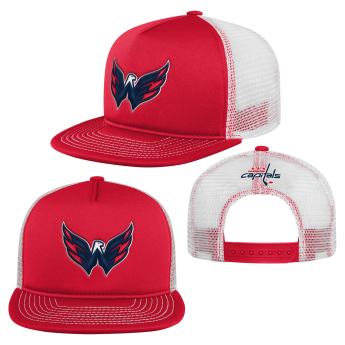 Washington Capitals dziecięca czapka flat Foam Front Trucker Snapback