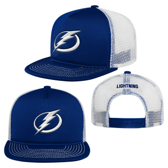 Tampa Bay Lightning dziecięca czapka flat Foam Front Trucker Snapback