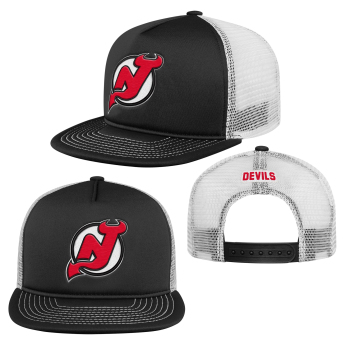 New Jersey Devils dziecięca czapka flat Foam Front Trucker Snapback