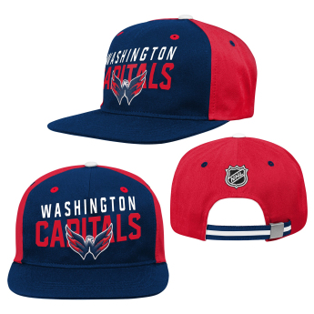 Washington Capitals dziecięca czapka flat Life Style Old School Flatbrim