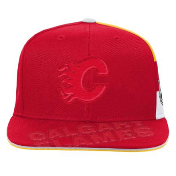 Calgary Flames dziecięca czapka flat Faceoff Structured