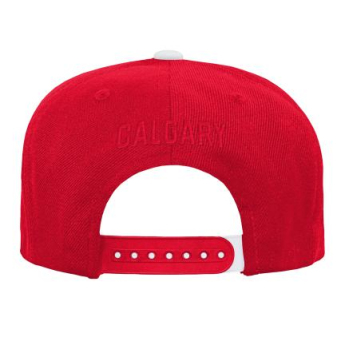 Calgary Flames dziecięca czapka flat Faceoff Structured