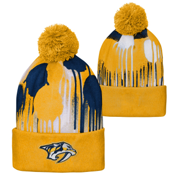 Nashville Predators czapka zimowa dziecięca Paint Splatter Cuffed