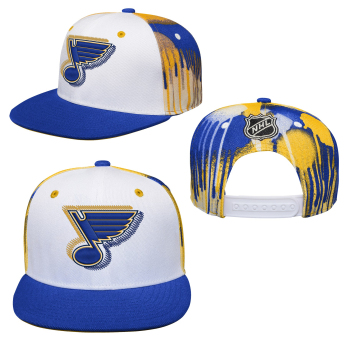 St. Louis Blues dziecięca czapka flat Paint Splatter Fashion Snapback