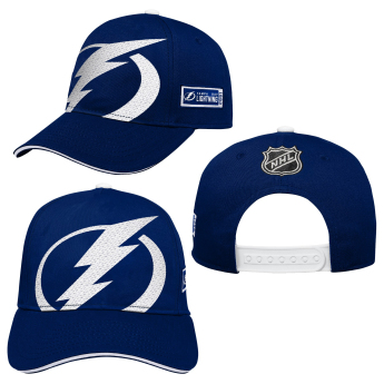 Tampa Bay Lightning dziecięca czapka baseballowa Big Face blue