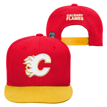 Calgary Flames dziecięca czapka flat 2 Tone Flatbrim Snap