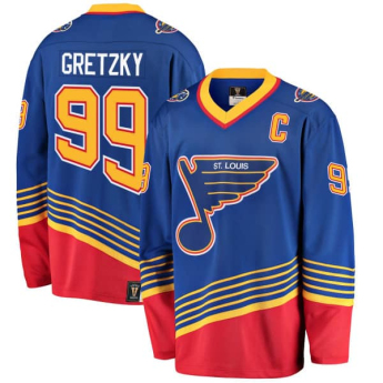 St. Louis Blues hokejowa koszulka meczowa Wayne Gretzky #99 Premier Breakaway Retired Player Jersey