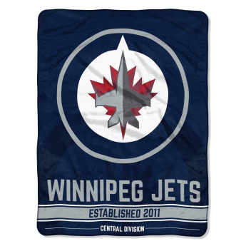 Winnipeg Jets koc Plush Micro Throw Logo
