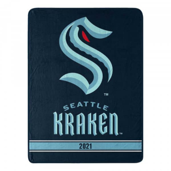 Seattle Kraken koc Plush Micro Throw Logo