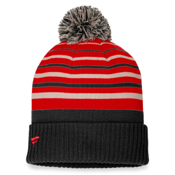 Chicago Blackhawks czapka zimowa True Classic Beanie with Pom Black-Athletic Red