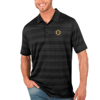 Boston Bruins męska koszulka polo Antigua Compass Black