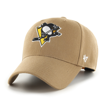Pittsburgh Penguins czapka baseballówka 47 MVP SNAPBACK NHL camel beige