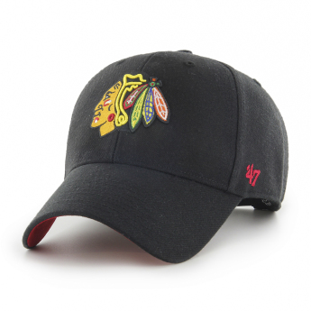 Chicago Blackhawks czapka baseballówka Ballpark Snap 47 MVP NHL black