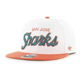 San Jose Sharks czapka flat baseballówka Script Side Two Tone 47 CAPTAIN NHL WO
