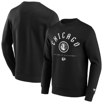 Chicago Blackhawks bluza męska College Stamp Hoodie Sweatshirt black