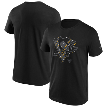 Pittsburgh Penguins koszulka męska Etch black