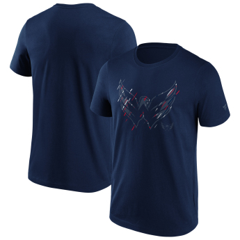 Washington Capitals koszulka męska Etch T-Shirt navy