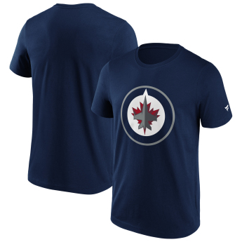 Winnipeg Jets koszulka męska Primary Logo Graphic navy