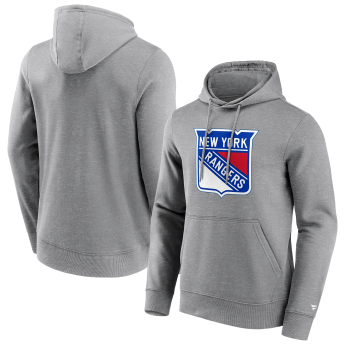 New York Rangers męska bluza z kapturem Primary Logo Graphic Hoodie grey