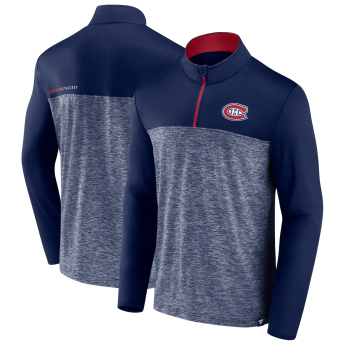 Montreal Canadiens bluza męska Iconic Defender 1/4 Zip blue