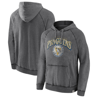 Pittsburgh Penguins męska bluza z kapturem True Classics Washed Pullover Hoodie grey